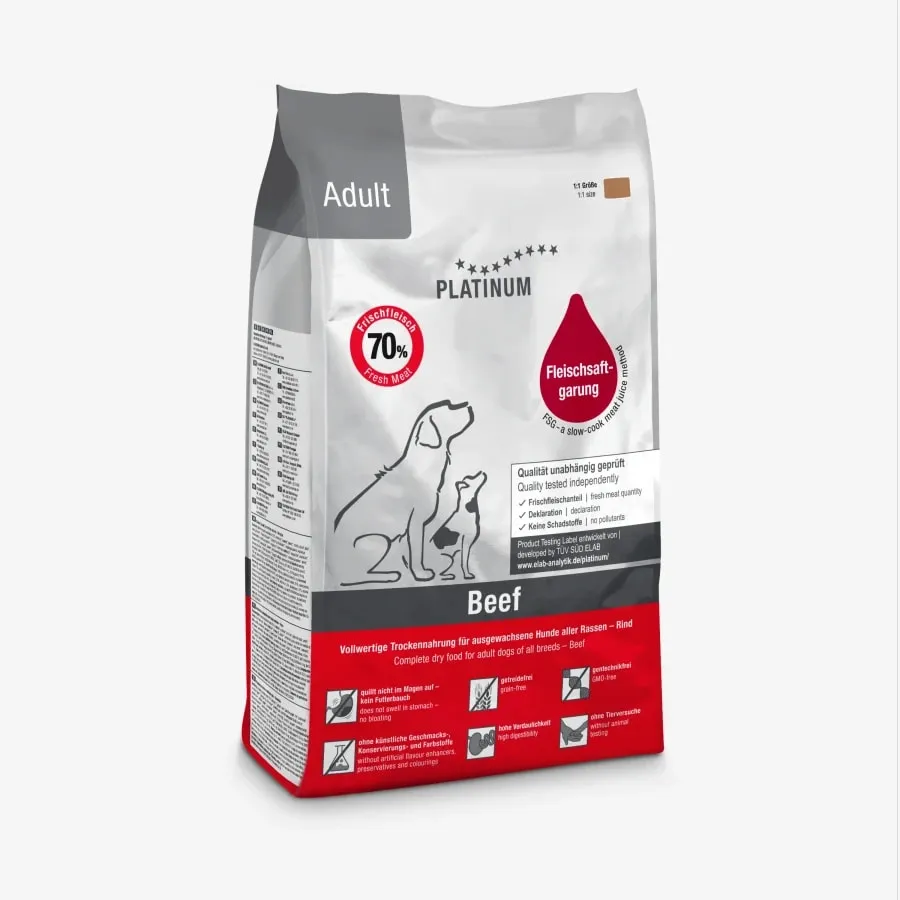 Сухой корм PLATINUM Adult Beef